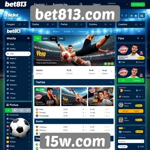 Interface e usabilidade do site bet813.com